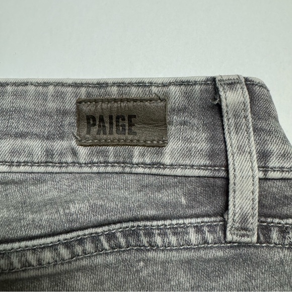Paige Verdugo Stretch Crop Jean In Chelsea Grey Size: 24x25 - Picture 7 of 9